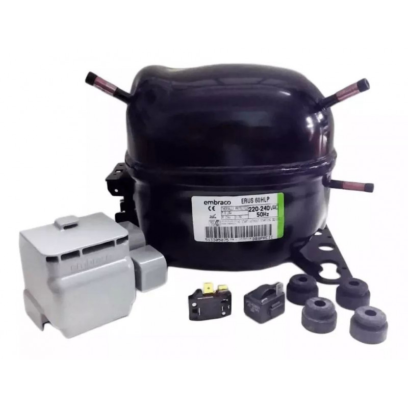 Компрессор EMBRACO ERUS60HLP (R-134a, 220-240 V, 50Hz) ERUS60HLP