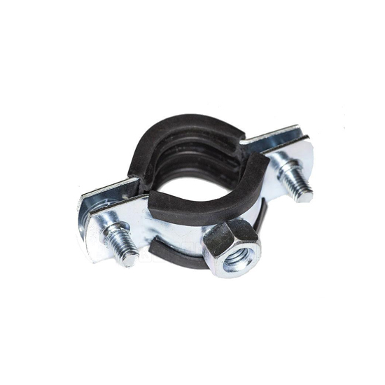 Хомут сантехнический 3/8" (15-18 мм) с гайкой М8, цинк (10шт уп.)